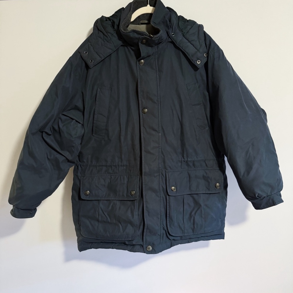 Members Only - Navy Goose Down Heavyweight Parka Jacket